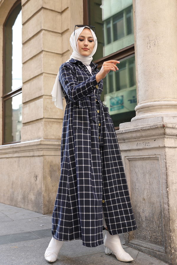 Elbise Lacivert - 3301 LACİVERT