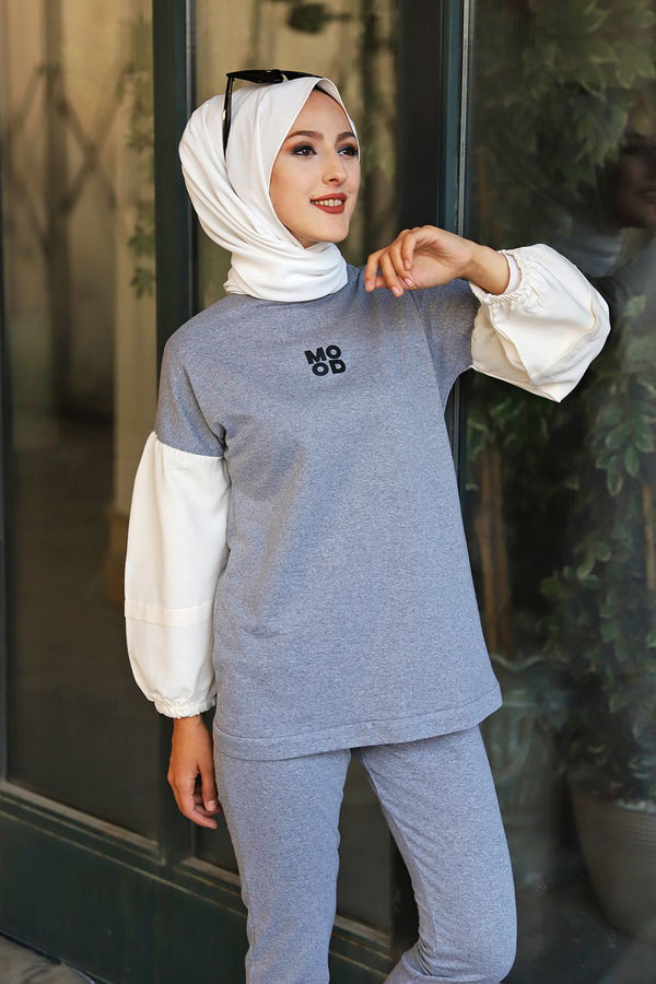 TUNIK PANTOLON Gri - 3087 GRİ