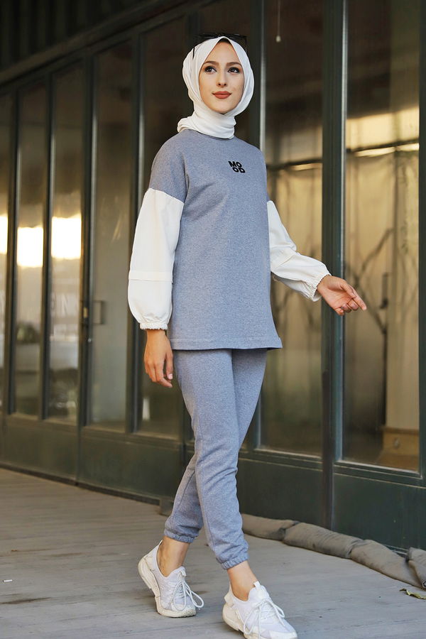 TUNIK PANTOLON Gri - 3087 GRİ
