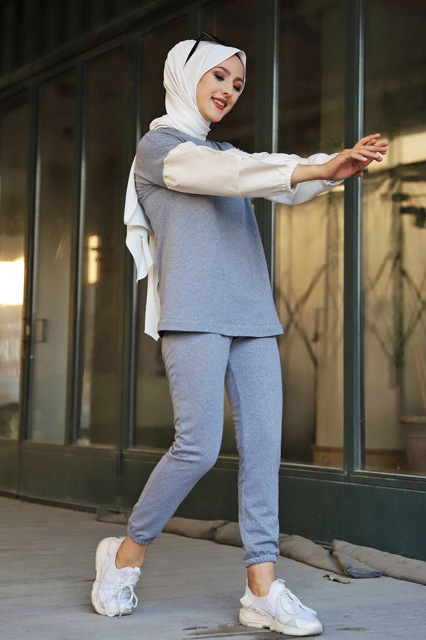 TUNIK PANTOLON Gri - 3087 GRİ