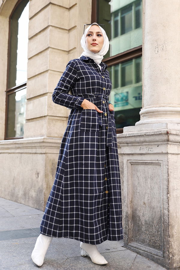 Elbise Lacivert - 3301 LACİVERT