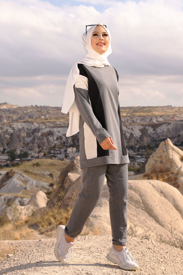 TUNIK PANTOLON Gri - 3097