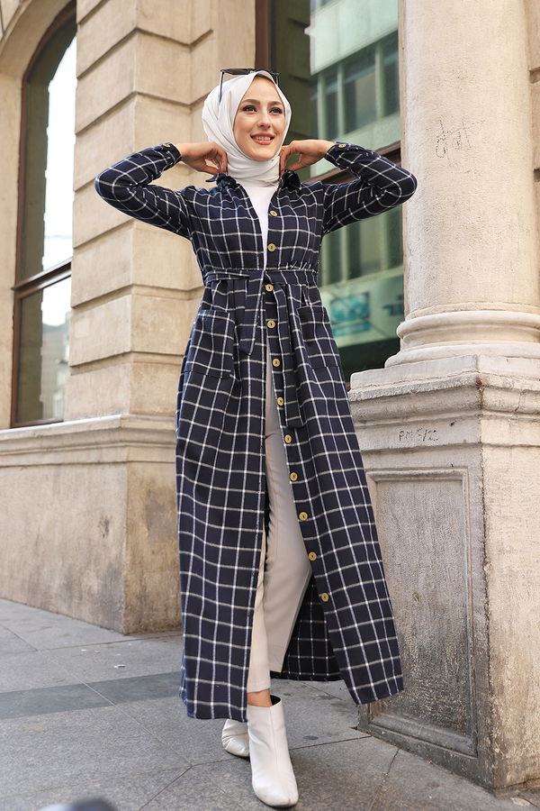 Elbise Lacivert - 3301 LACİVERT