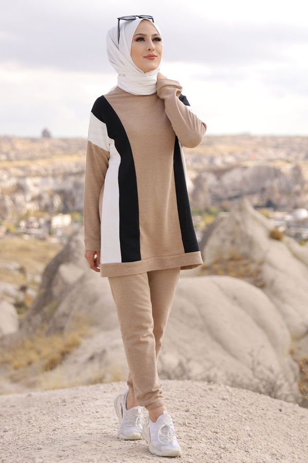 TUNIK PANTOLON Bej - 3097 BEJ