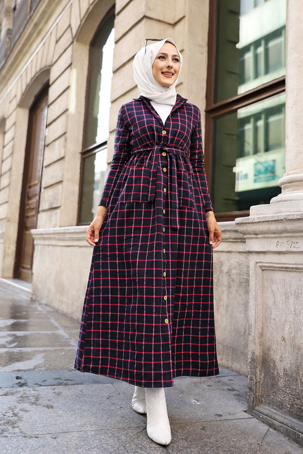 Elbise Lacivert - 3301 LACİVERT