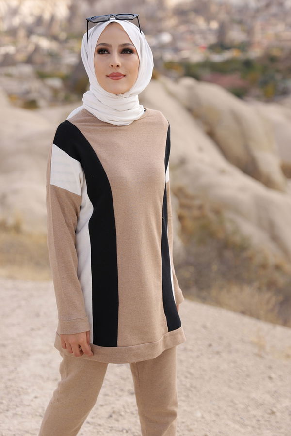 TUNIK PANTOLON Bej - 3097 BEJ