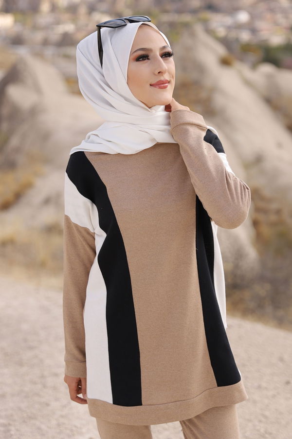 TUNIK PANTOLON Bej - 3097 BEJ