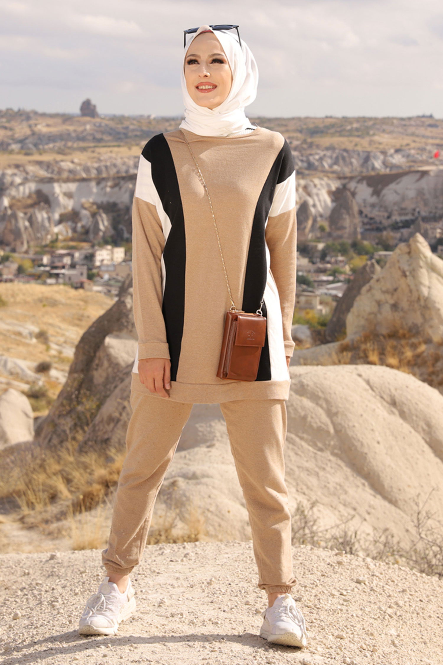TUNIK PANTOLON Bej - 3097 BEJ