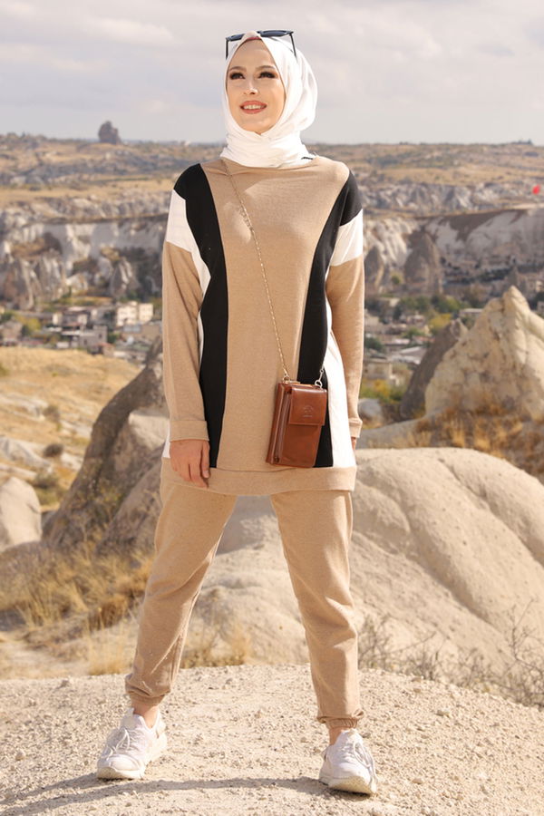 TUNIK PANTOLON Bej - 3097 BEJ