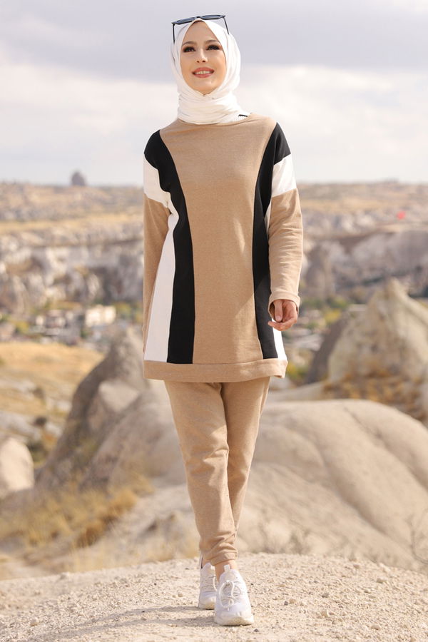 TUNIK PANTOLON Bej - 3097 BEJ