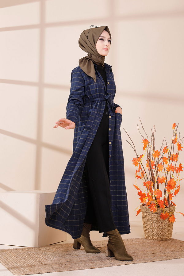 Elbise Lacivert - 3301 LACİVERT