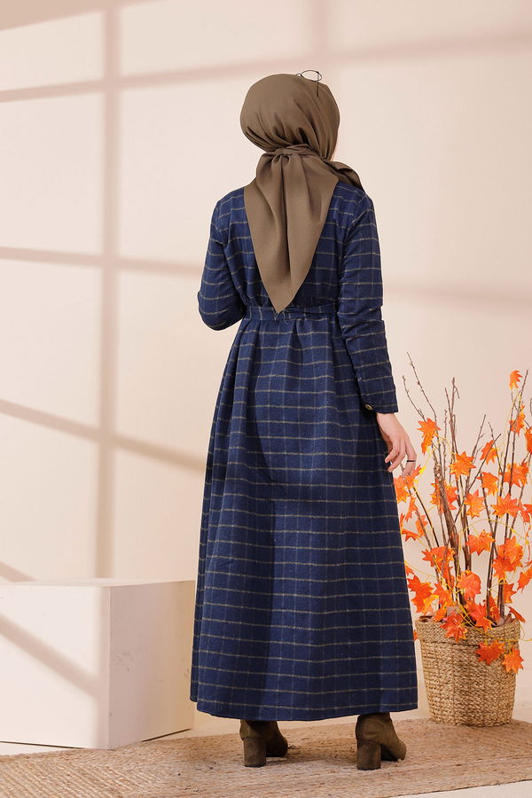 Elbise Lacivert - 3301 LACİVERT