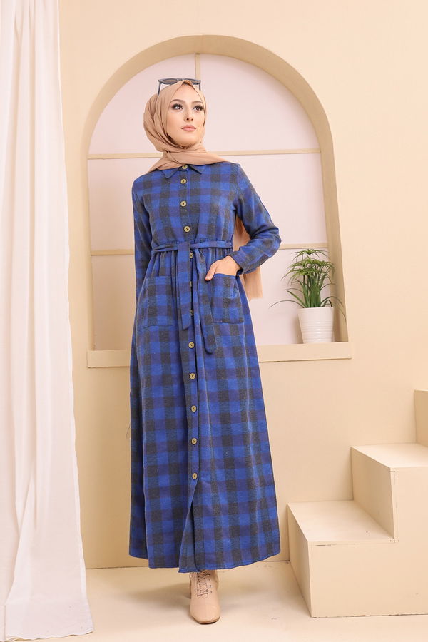 Elbise Mavi - 3301 MAVİ