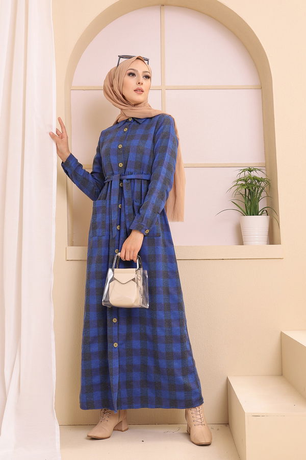 Elbise Mavi - 3301 MAVİ