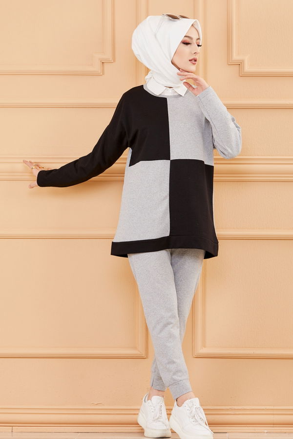 TUNIK PANTOLON Gri - 8727