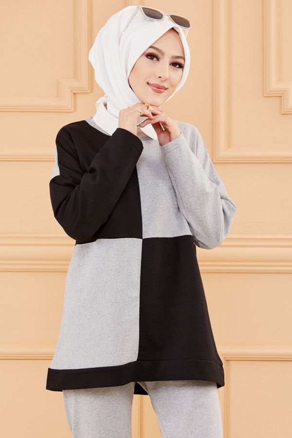 TUNIK PANTOLON Gri - 8727