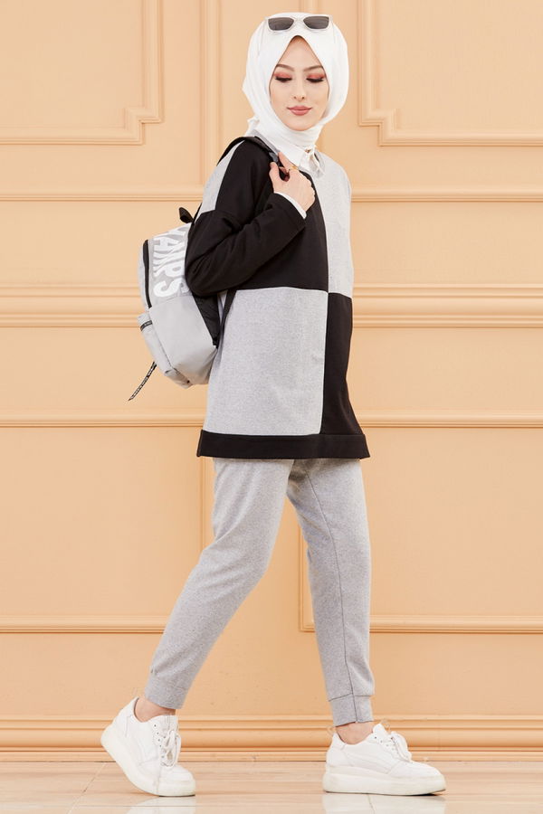TUNIK PANTOLON Gri - 8727