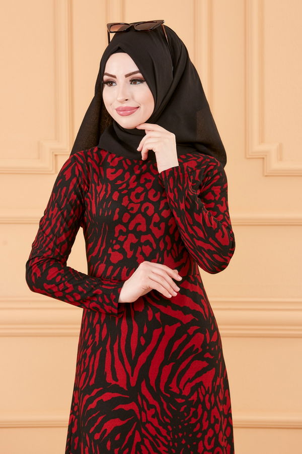 ELBISE Bordo - 8768