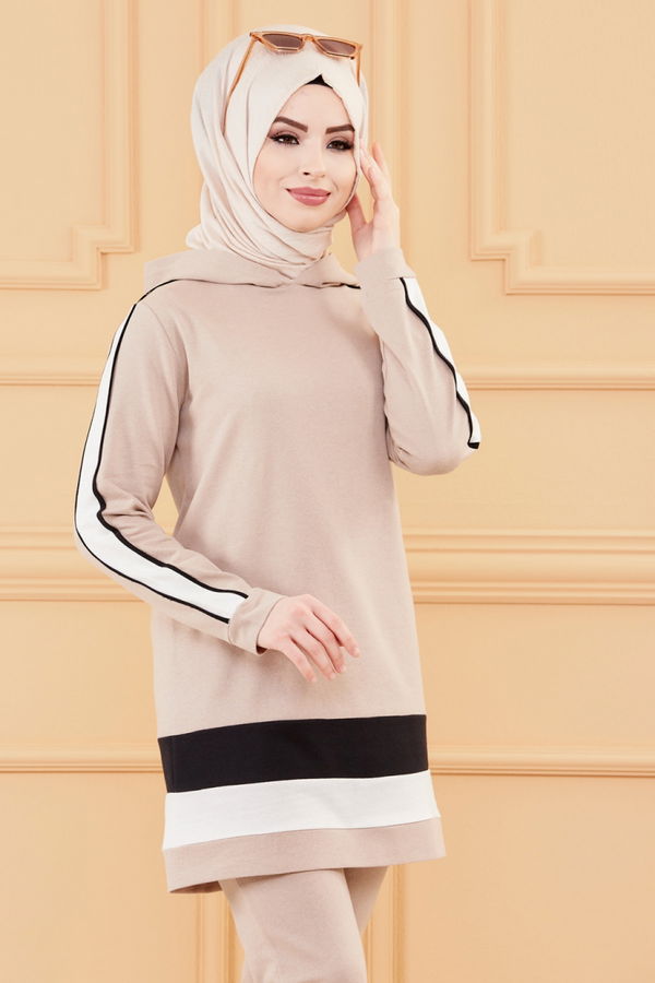 TUNIK PANTOLON Bej - 3547 BEJ