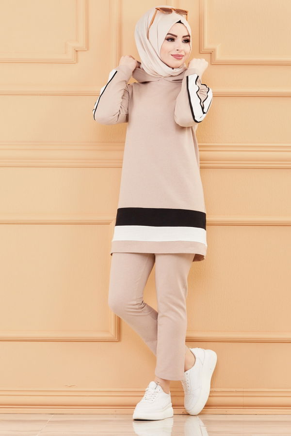 TUNIK PANTOLON Bej - 3547 BEJ