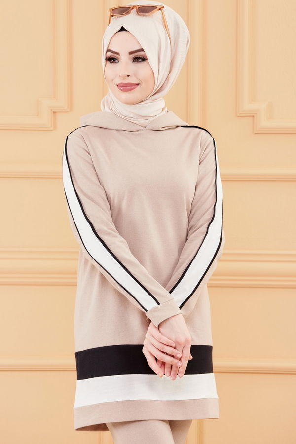 TUNIK PANTOLON Bej - 3547 BEJ