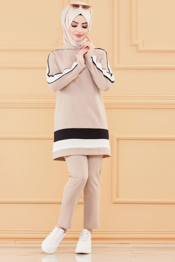 TUNIK PANTOLON Bej - 3547 BEJ