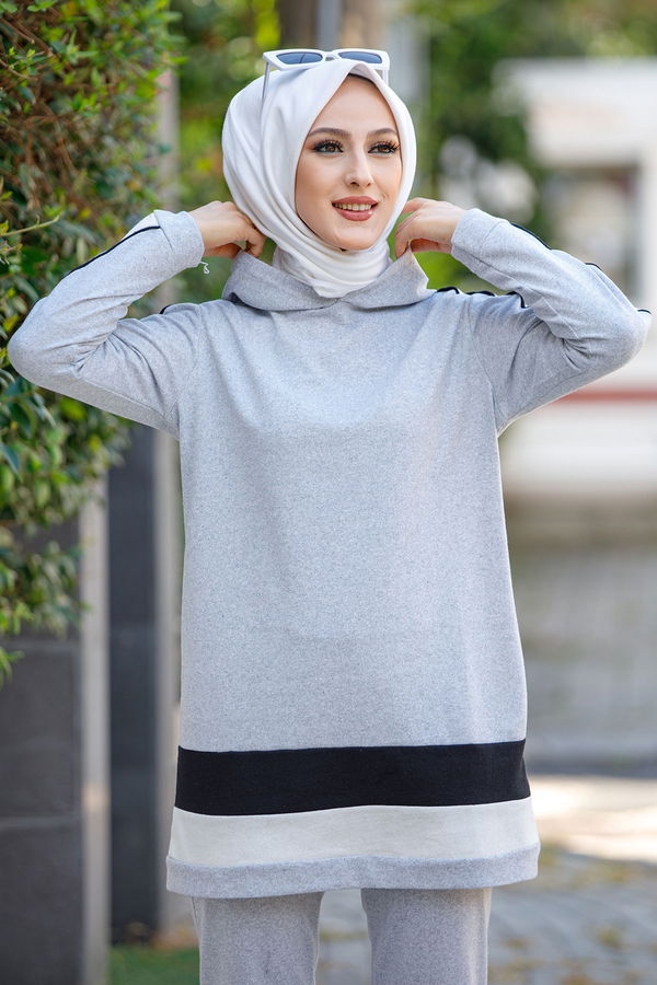 TUNIK PANTOLON Gri - 3547 GRİ