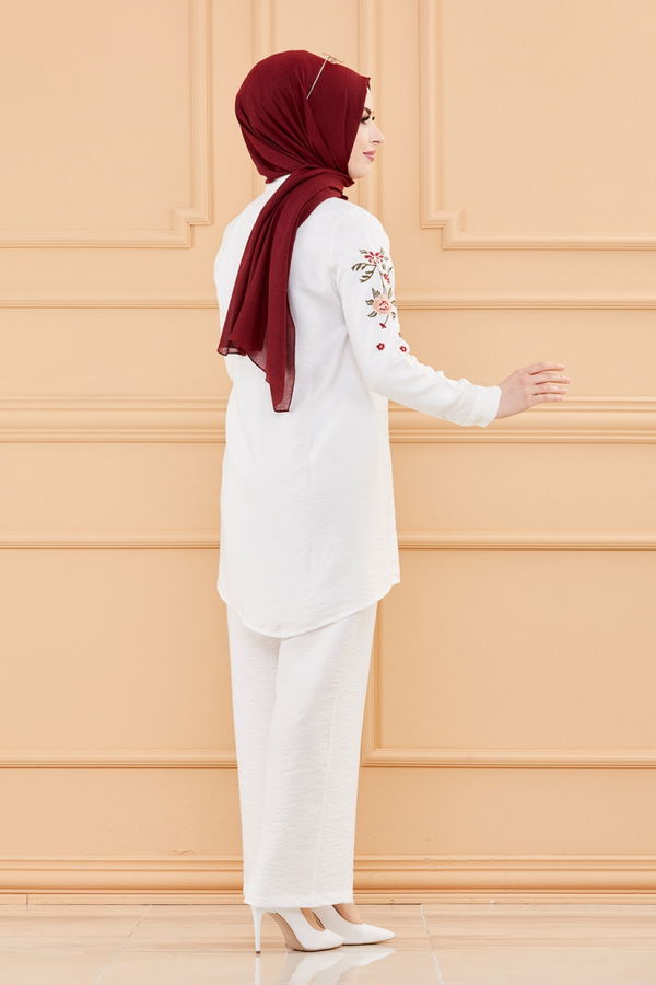 TUNIK PANTOLON Beyaz - 3549