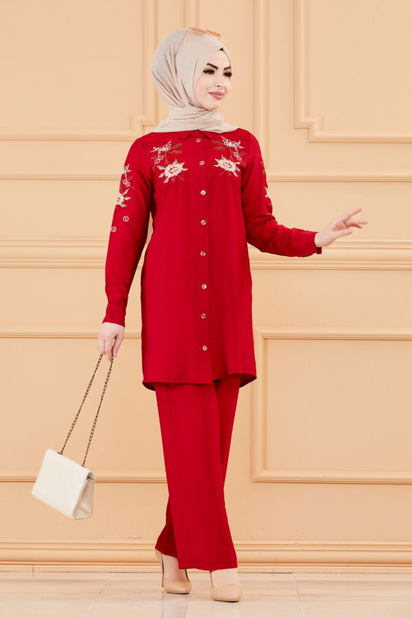 TUNIK PANTOLON Bordo - 3549 BORDO