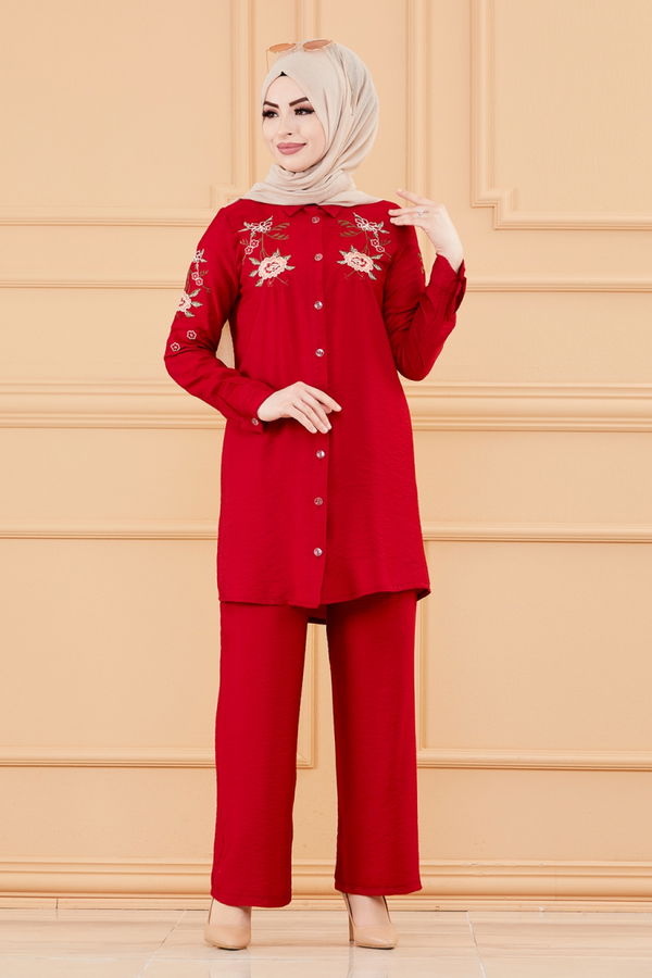 TUNIK PANTOLON Bordo - 3549 BORDO