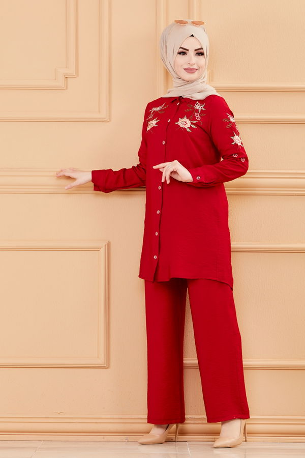 TUNIK PANTOLON Bordo - 3549 BORDO