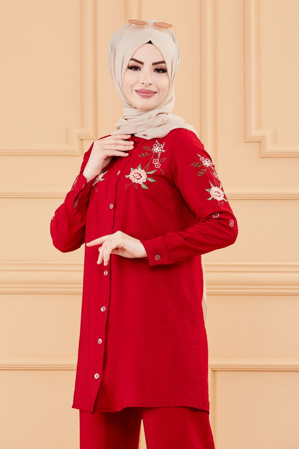 TUNIK PANTOLON Bordo - 3549 BORDO