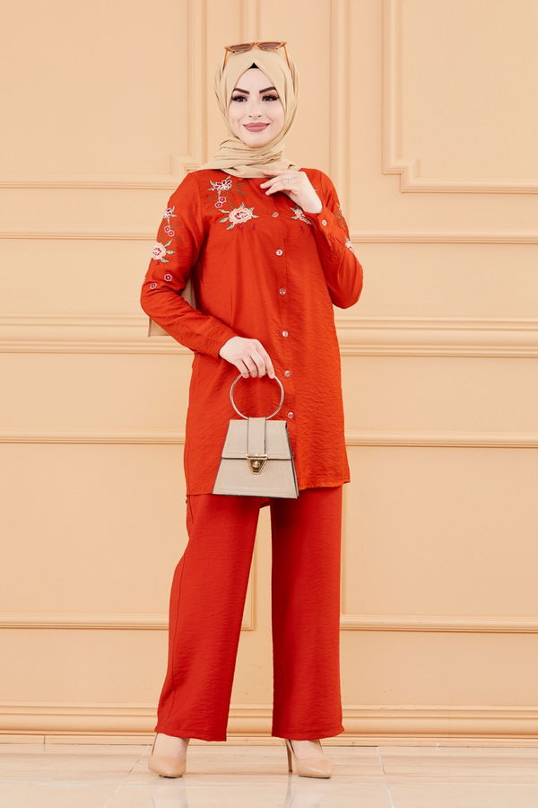 TUNIK PANTOLON Kiremit - 3549 KİREMİT