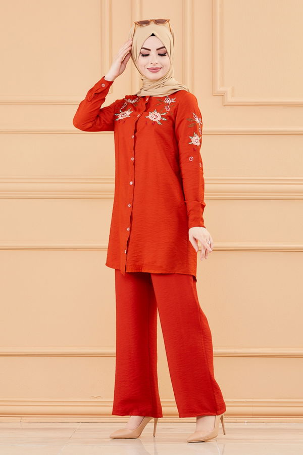 TUNIK PANTOLON Kiremit - 3549 KİREMİT