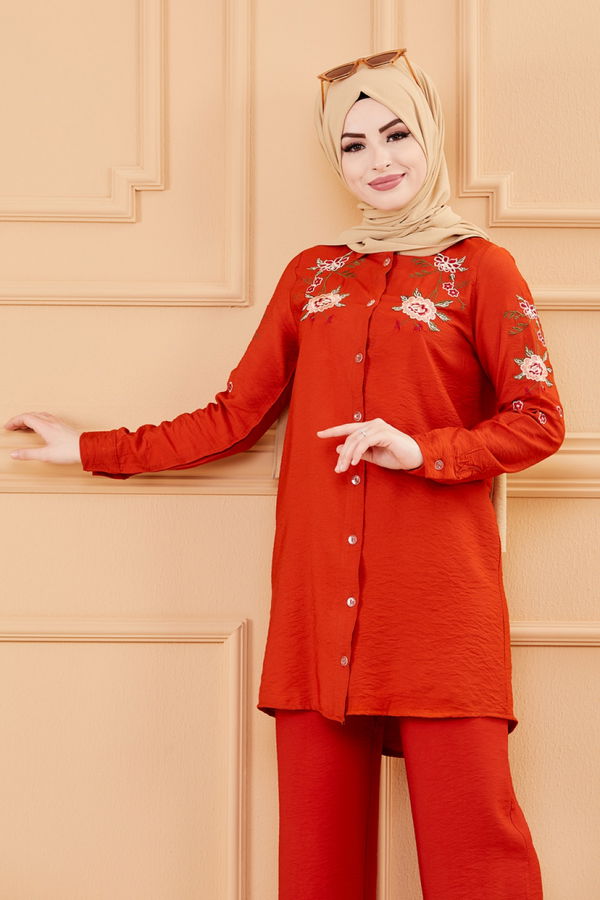 TUNIK PANTOLON Kiremit - 3549 KİREMİT