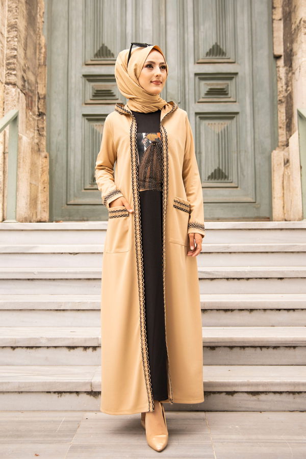 9080 ELBISE CEKET Bej - 9080 BEJ