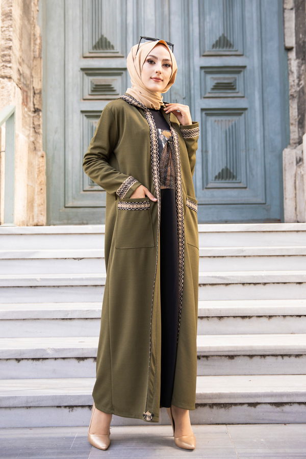 9080 ELBISE CEKET Haki - 9080 HAKİ