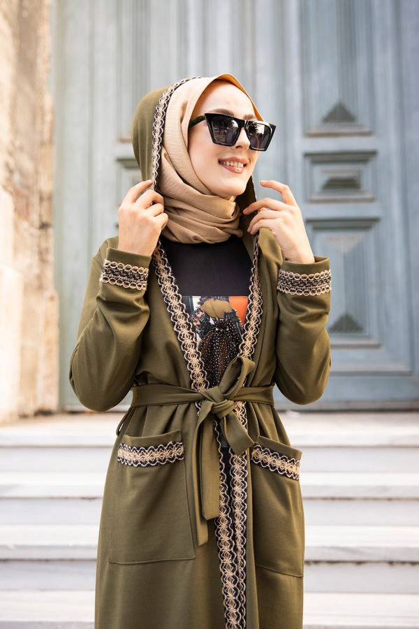 9080 ELBISE CEKET Haki - 9080 HAKİ