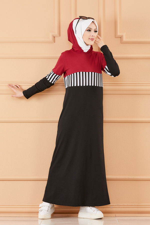 ELBISE Bordo - 3606