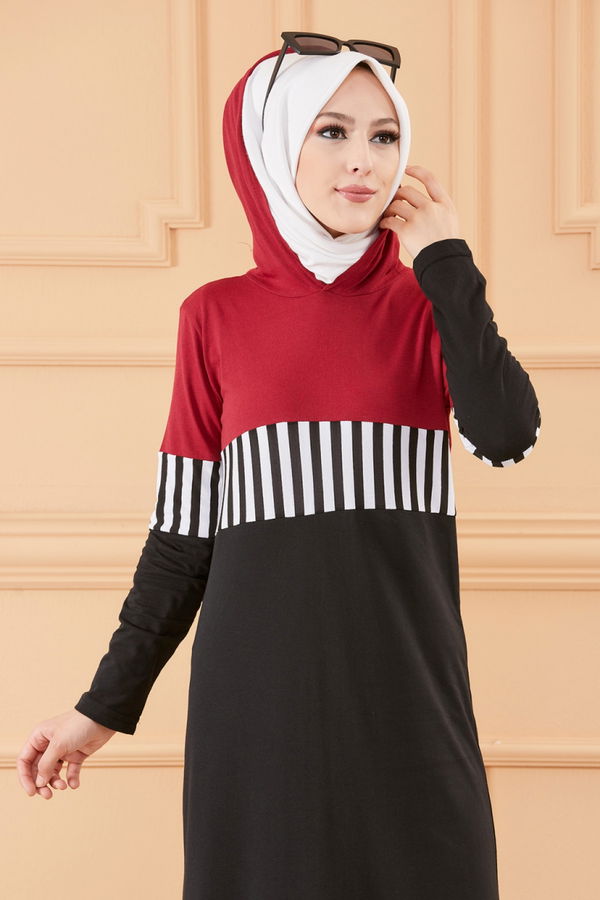 ELBISE Bordo - 3606