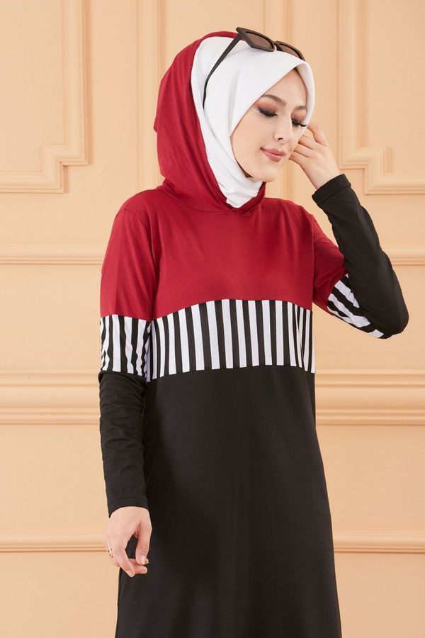 ELBISE Bordo - 3606