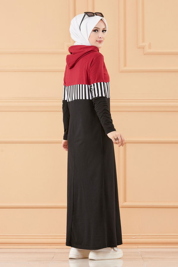 ELBISE Bordo - 3606