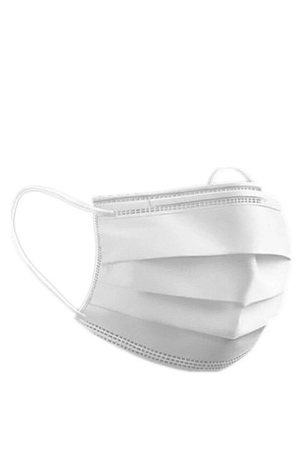 Beyaz 8622 3 KATLI MASKE - 8622 BEYAZ