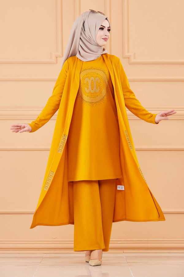 CKT TUNIK PANTOLON Sarı - 3661