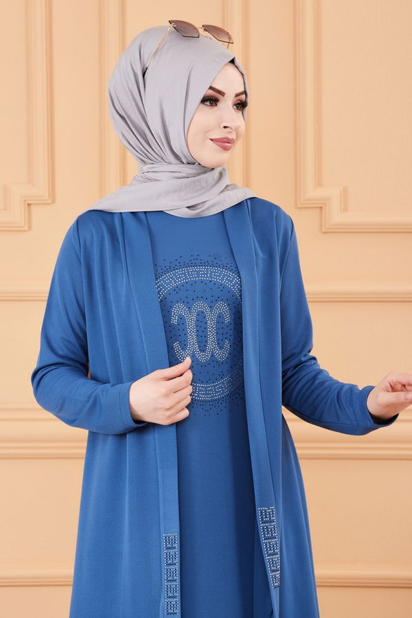 CKT TUNIK PANTOLON Mavi - 3661