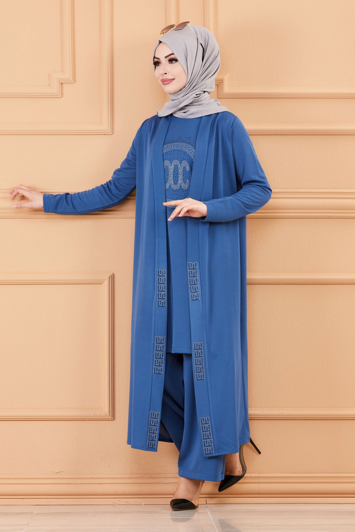 CKT TUNIK PANTOLON Mavi - 3661