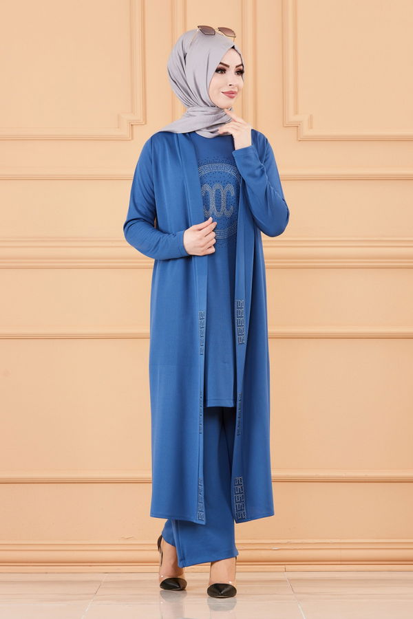 CKT TUNIK PANTOLON Mavi - 3661