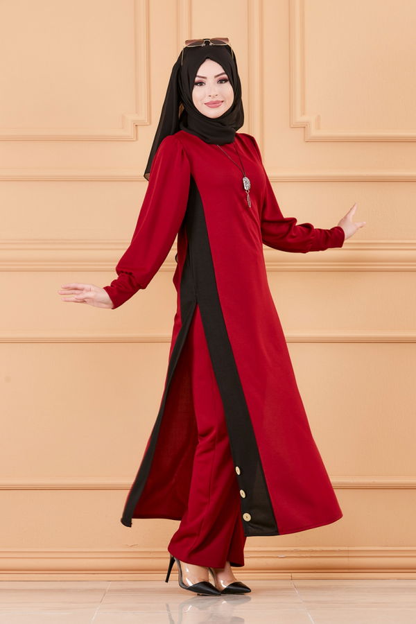 TUNIK PANTOLON Bordo - 3662