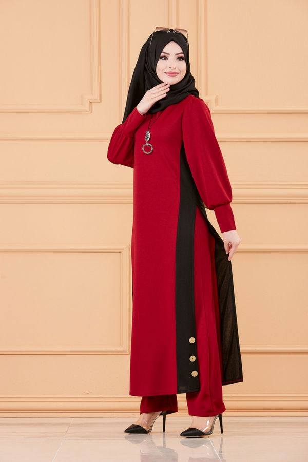 TUNIK PANTOLON Bordo - 3662