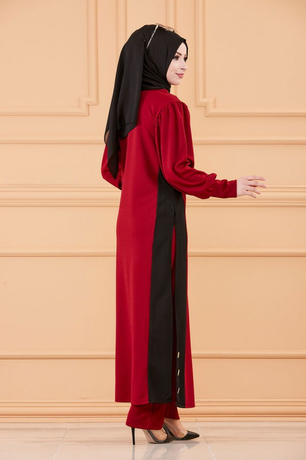 TUNIK PANTOLON Bordo - 3662